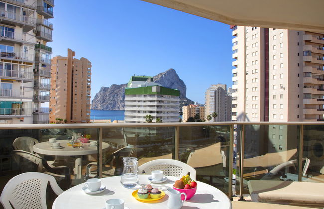 Appartamento con 2 camere da letto a Calp con piscina e terrazza - Foto 2