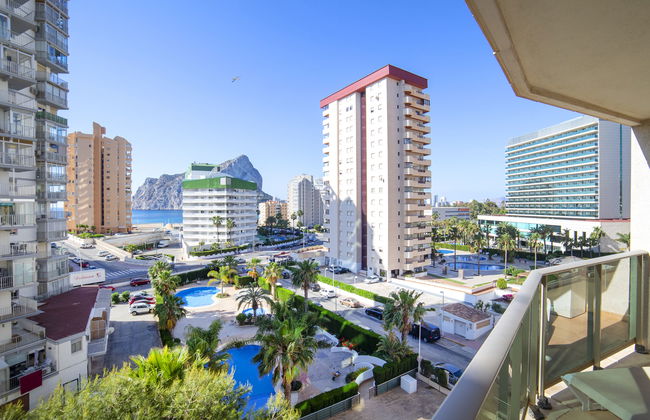Appartamento con 2 camere da letto a Calp con piscina e terrazza - Foto 13