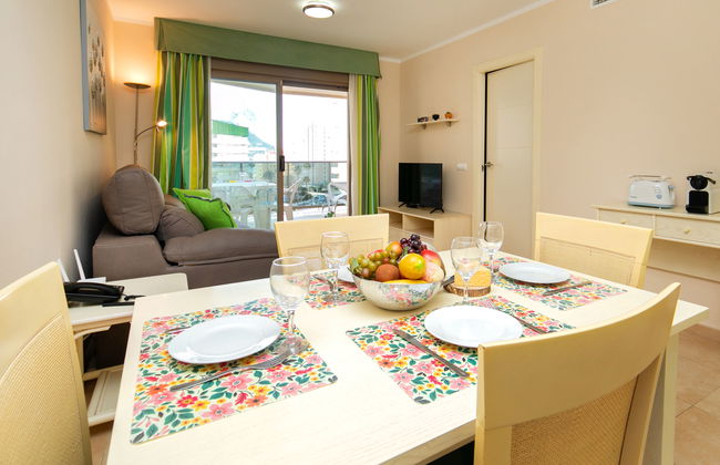 Appartamento con 2 camere da letto a Calp con piscina e terrazza - Foto 4