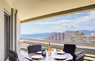 Foto 1 - Apartamento de 2 quartos em Canet-en-Roussillon com jardim e vistas do mar