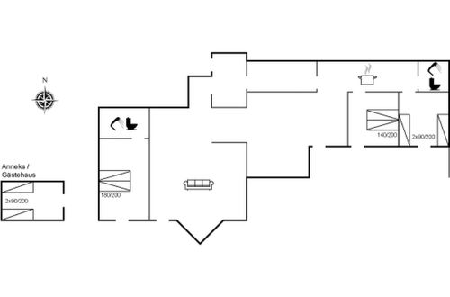 Foto 2 - Casa con 3 camere da letto a Blokhus con terrazza