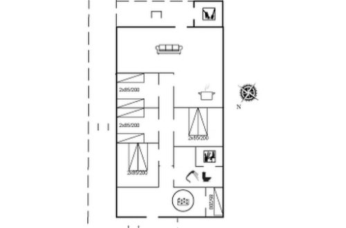Foto 33 - Haus mit 4 Schlafzimmern in Harboøre mit terrasse und sauna