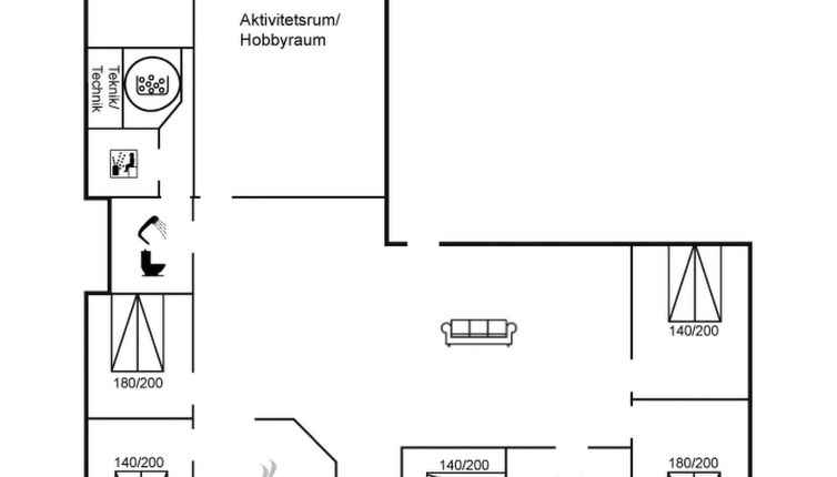 Foto 1 - Casa de 5 quartos em Sønderho com terraço e sauna