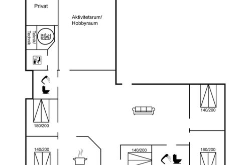 Foto 1 - Casa de 5 quartos em Sønderho com terraço e sauna