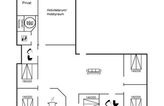Foto 1 - Casa de 5 quartos em Sønderho com terraço e sauna