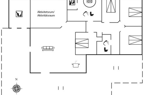 Foto 23 - Casa de 4 quartos em Rømø com terraço e sauna