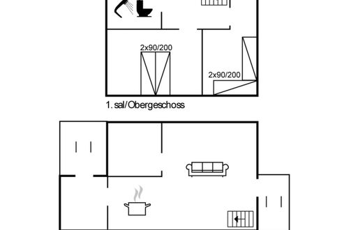 Foto 30 - Appartamento con 2 camere da letto a Rømø con terrazza