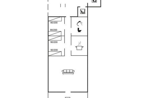 Foto 19 - Haus mit 2 Schlafzimmern in Rømø mit terrasse