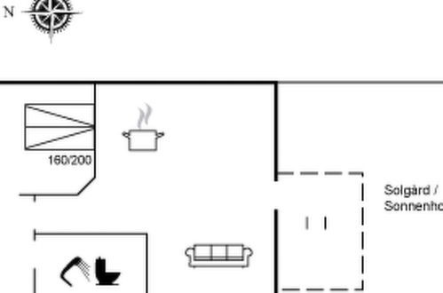 Foto 16 - Apartment mit 1 Schlafzimmer in Lønstrup mit terrasse