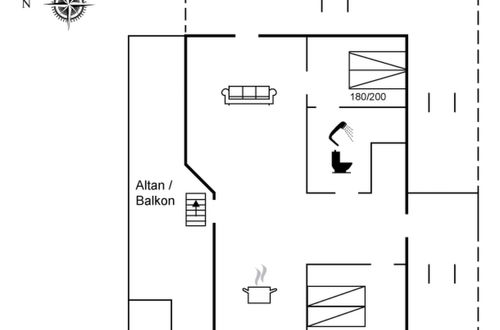 Foto 2 - Haus mit 2 Schlafzimmern in Gjeller Odde mit terrasse