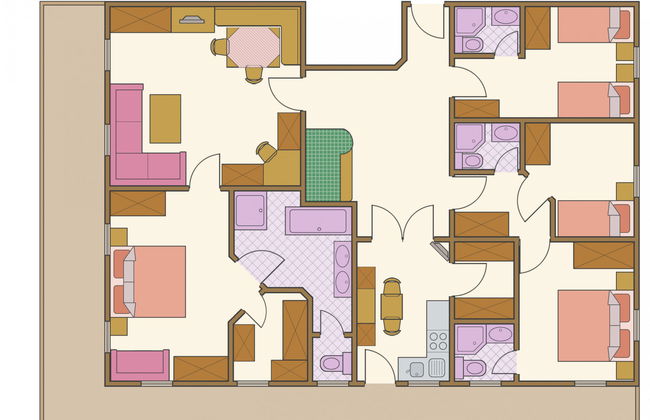 Apartment mit 5 Schlafzimmern in Reith bei Kitzbühel mit garten und sauna - Foto 12