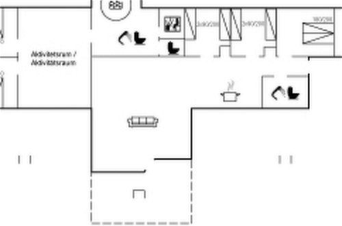 Foto 22 - Casa de 5 quartos em Idestrup com terraço e sauna