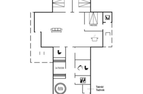 Foto 38 - Haus mit 4 Schlafzimmern in Harboøre mit terrasse und sauna