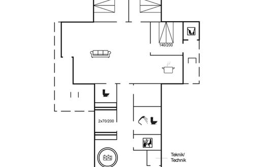 Photo 2 - Maison de 4 chambres à Harboøre avec terrasse et sauna