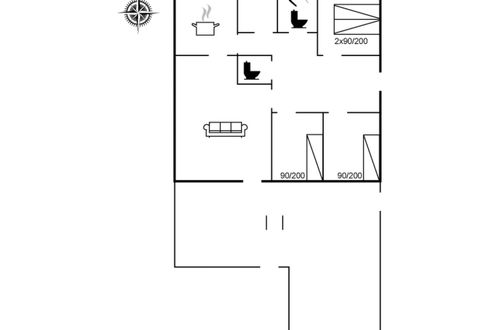 Photo 2 - Maison de 3 chambres à Hejsager Strand avec terrasse