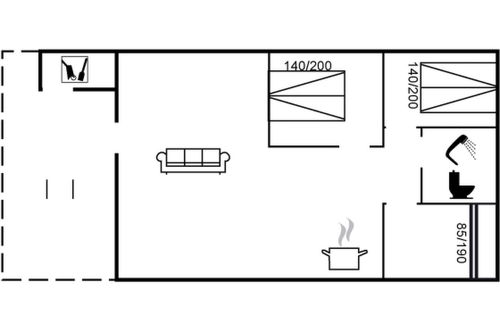 Foto 21 - Casa con 3 camere da letto a Klitmøller con terrazza