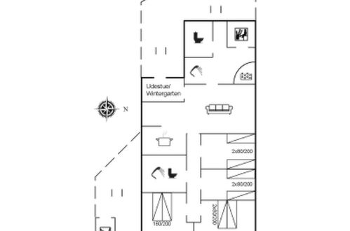 Foto 40 - Casa de 4 quartos em Hvide Sande com terraço e sauna