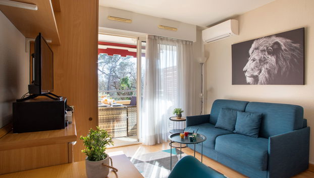 Apartamento de 2 quartos em Villeneuve-Loubet com piscina e jardim - Foto 3