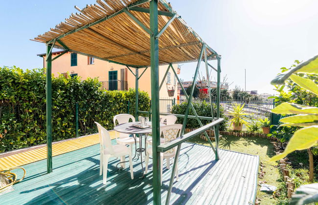 Appartamento con 2 camere da letto a Riva Ligure con giardino - Foto 18