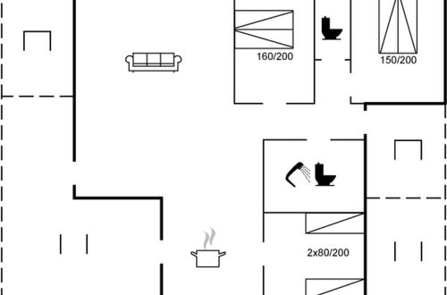 Foto 2 - Casa de 3 quartos em Løkken com terraço