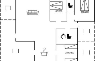 Foto 2 - Casa de 3 quartos em Løkken com terraço
