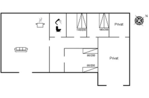 Foto 28 - Casa con 3 camere da letto a Løkken con terrazza