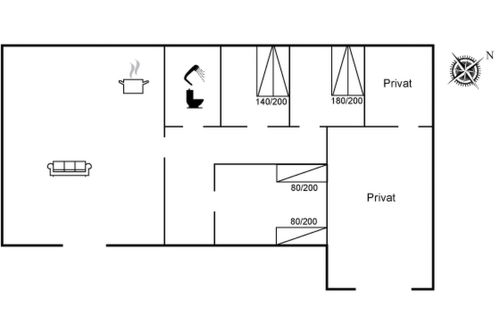 Photo 2 - 3 bedroom House in Løkken with terrace