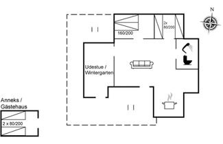 Foto 2 - Casa de 2 quartos em Hals com terraço