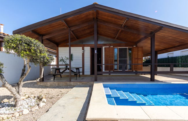Casa de 3 quartos em Deltebre com piscina privada e jardim - Foto 27