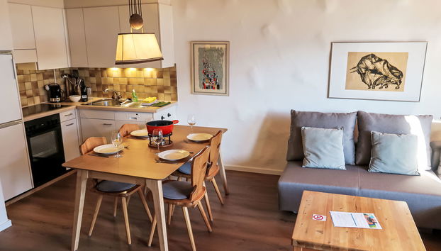 Apartamento de 2 quartos em Schluein com jardim e sauna - Foto 3