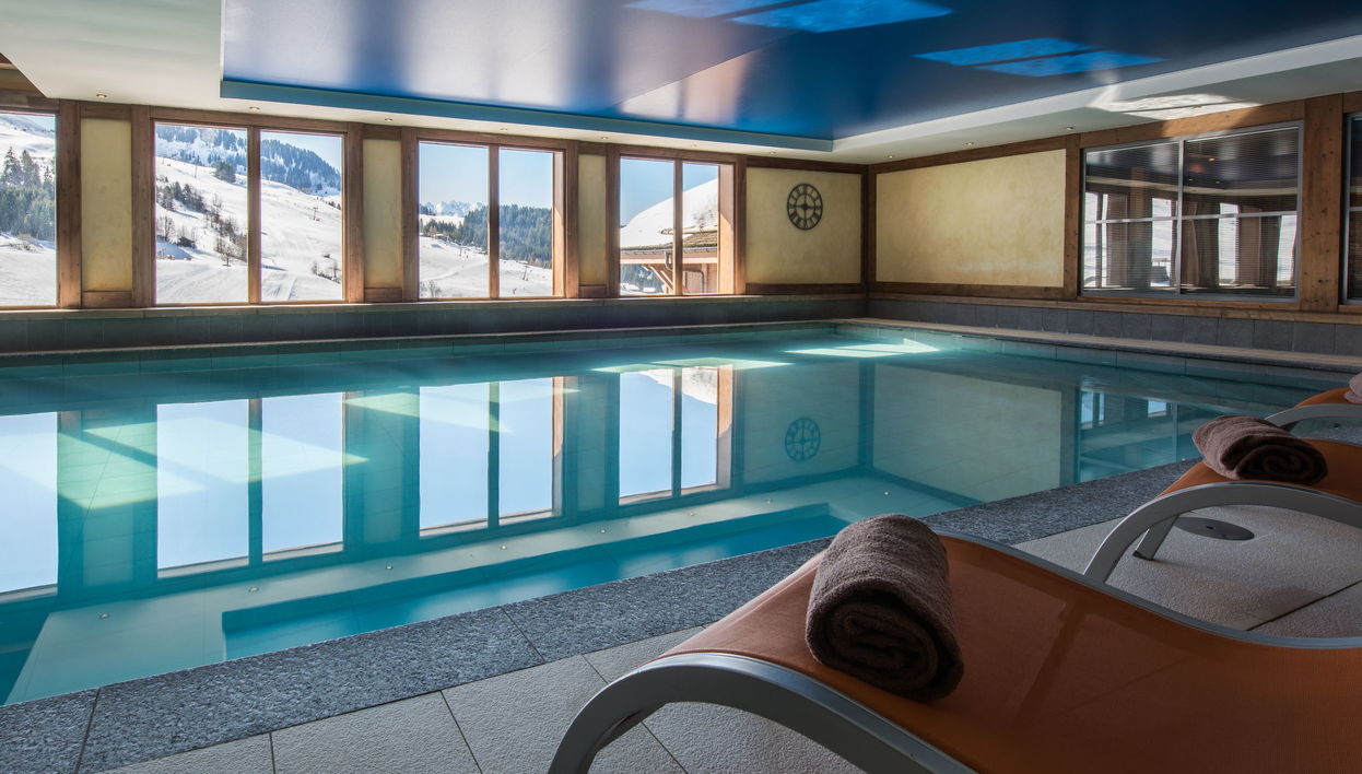 Apartment mit 4 Schlafzimmern in Le Grand-Bornand mit schwimmbad und sauna - Foto 1