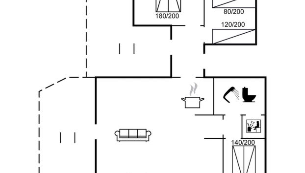 Casa de 3 quartos em Børkop com terraço e sauna - Foto 2