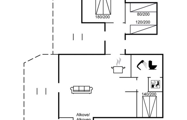 Casa de 3 quartos em Børkop com terraço e sauna - Foto 2