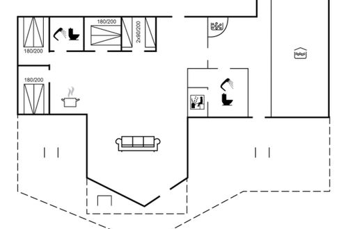 Foto 2 - Casa de 4 quartos em Kelstrup Strand com piscina privada e terraço