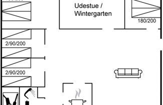 Foto 2 - Casa de 4 quartos em Hemmet com terraço