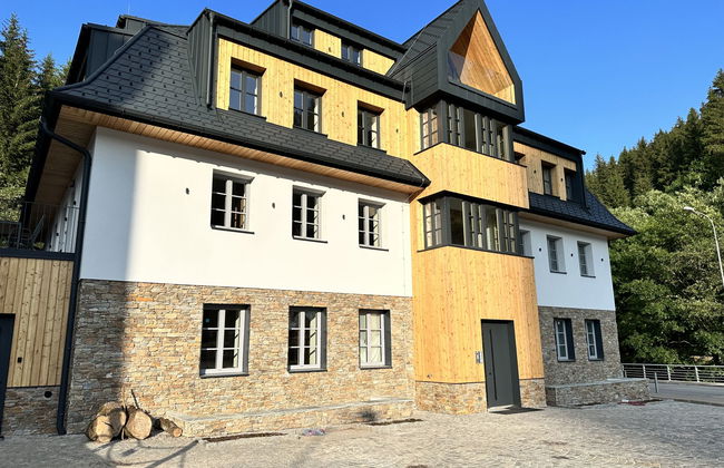 Apartment mit 1 Schlafzimmer in Pec pod Sněžkou mit terrasse - Foto 23