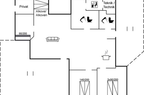 Foto 25 - Casa con 3 camere da letto a Saltum con terrazza e sauna