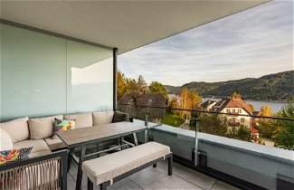 Foto 1 - Appartamento con 2 camere da letto a Treffen am Ossiacher See con vista sulle montagne