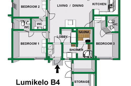 Photo 20 - 3 bedroom House in Inari with sauna