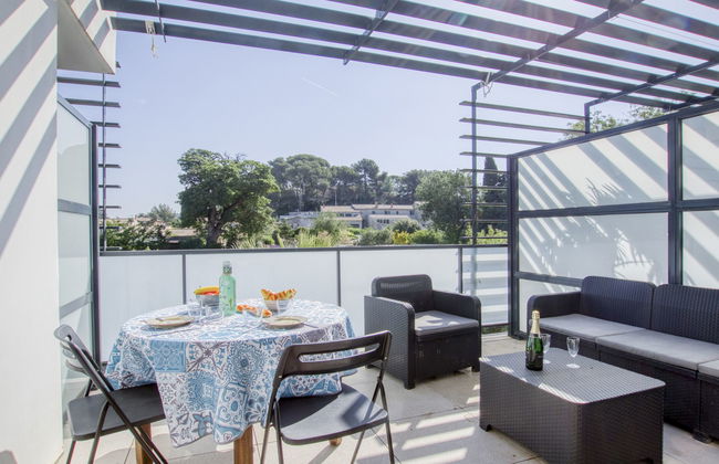 Apartamento de 1 quarto em Saint-Cyr-sur-Mer com terraço - Foto 1