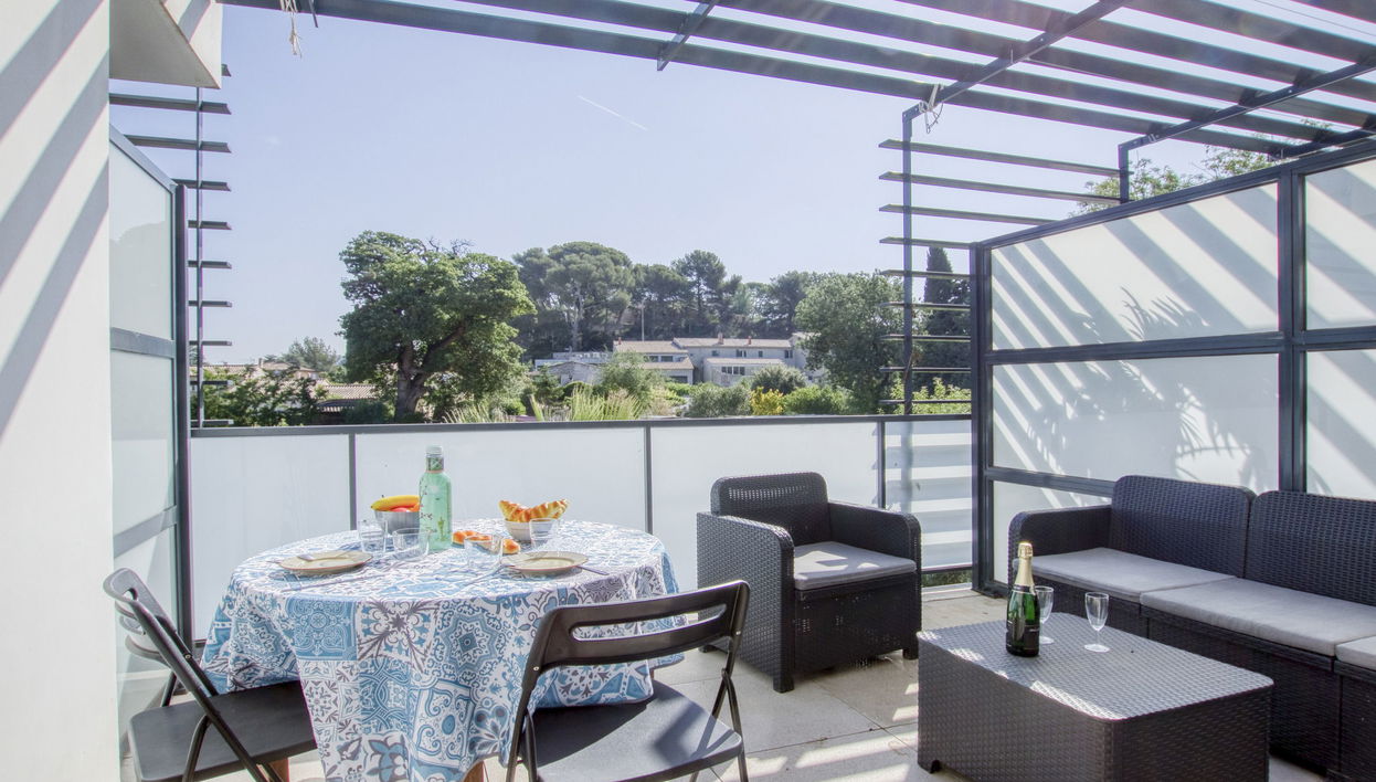 Apartment mit 1 Schlafzimmer in Saint-Cyr-sur-Mer mit terrasse - Foto 1