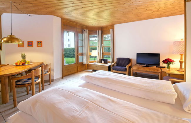 Apartamento de 1 quarto em Vaz/Obervaz com piscina e jardim - Foto 17