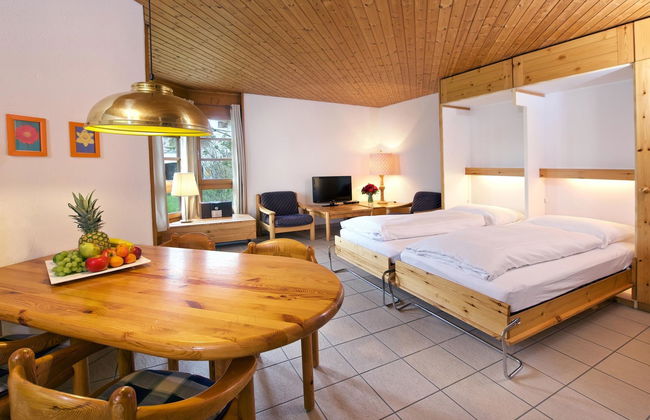 Apartamento de 1 quarto em Vaz/Obervaz com piscina e jardim - Foto 13