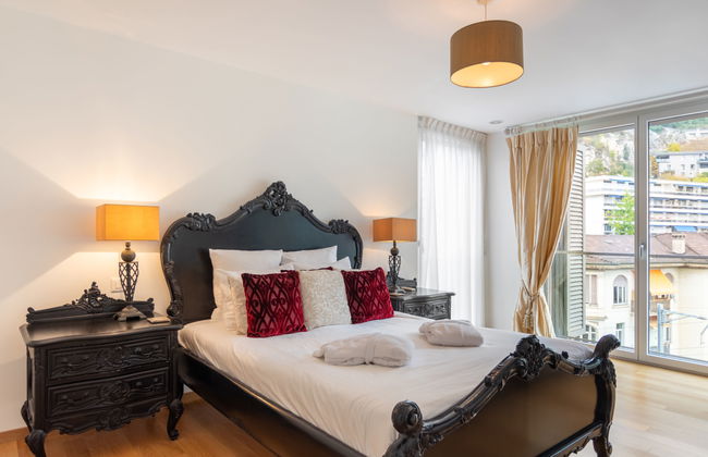 Apartamento de 3 quartos em Montreux com piscina e jardim - Foto 4