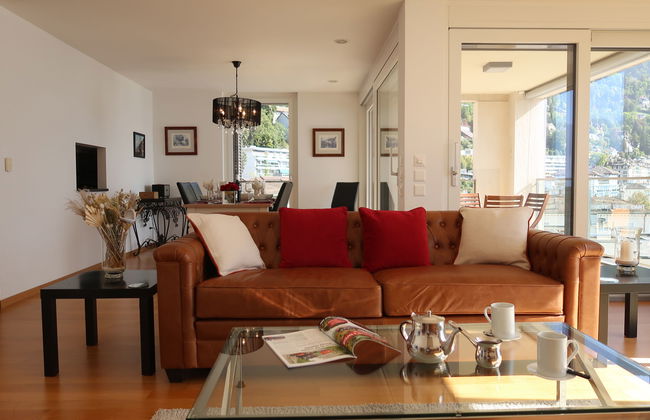Apartamento de 3 quartos em Montreux com piscina e jardim - Foto 1