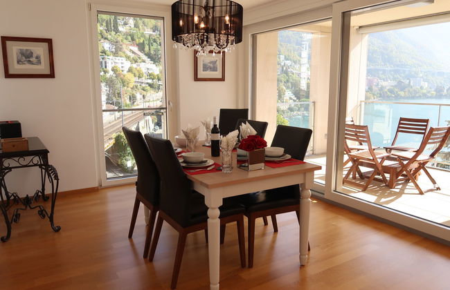 Apartamento de 3 quartos em Montreux com piscina e jardim - Foto 12