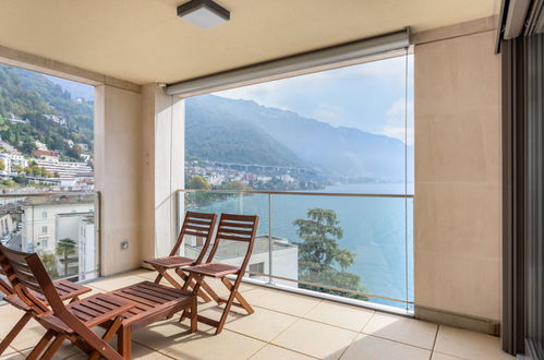 Foto 19 - Apartment mit 2 Schlafzimmern in Montreux mit schwimmbad und blick auf die berge