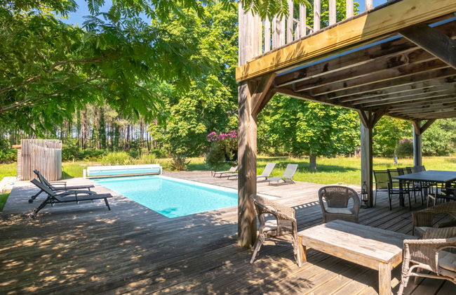 Casa de 6 quartos em Saint-Julien-en-Born com piscina privada e jardim - Foto 2
