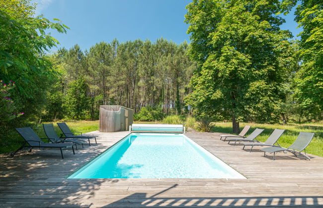 Casa de 6 quartos em Saint-Julien-en-Born com piscina privada e jardim - Foto 3