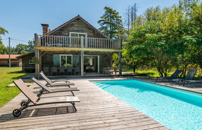 Casa de 6 quartos em Saint-Julien-en-Born com piscina privada e jardim - Foto 25